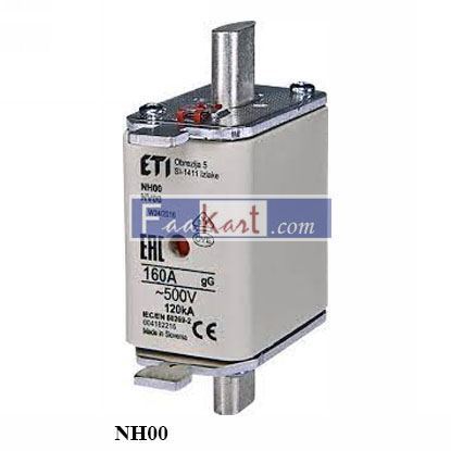 Picture of NH00, 160A Low Voltage HRC fuse