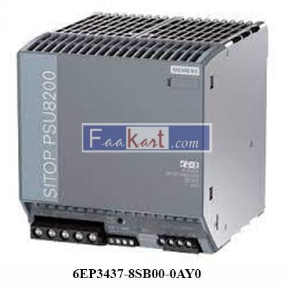 Picture of 6EP3437-8SB00-0AY0 SITOP Regulated power supply   6EP34378SB000AY0
