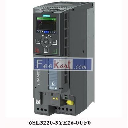 Picture of 6SL3220-3YE26-0UF0 Siemens sinamics g120x rated power