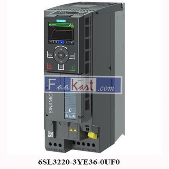 Picture of 6SL3220-3YE36-0UF0 Siemens sinamics g120x rated power