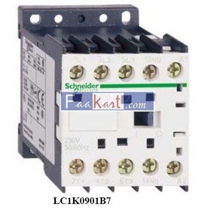 Picture of LC1K0901B7 SCHNEIDER TeSys K contactor