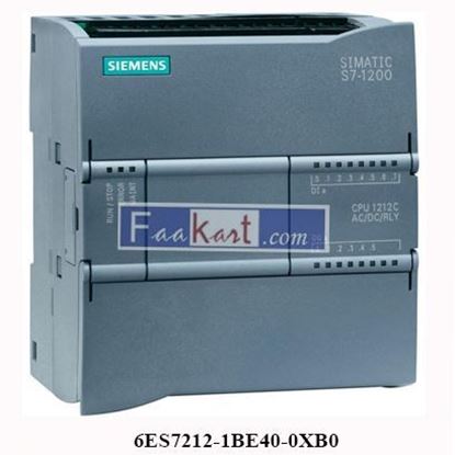 Picture of 6ES7212-1BE40-0XB0 Siemens S7-1200, CPU 1212C, COMPACT CPU