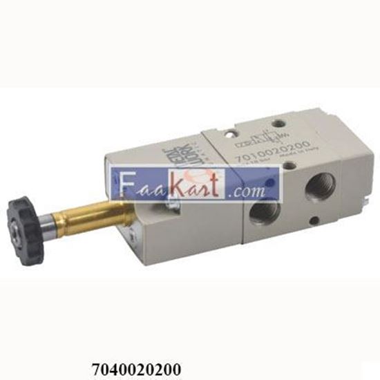 Picture of 7040020200 METALWORK Pneumatic Solenoid Valve, 3/2 NC, Mech Spring Reset