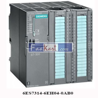 Picture of 6ES7314-6EH04-0AB0 Siemens S7-300, CPU 314C-2PN/DP COMPACT CPU WITH 192 KBYTE WORKING MEMORY