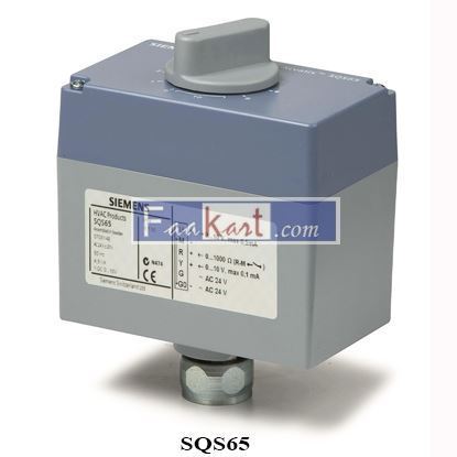 Picture of SQS65 Siemens Electromotoric actuator, 400 N, 5.5 mm, AC 24 V, DC 0...10 V
