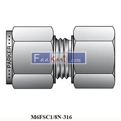 Picture of M6FSC1/8N-316 PARKER A-LOK Metric Tube NPT Female Connector - FSC