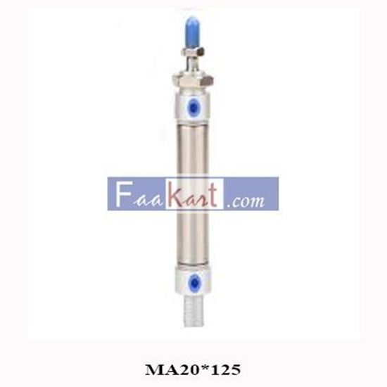 Picture of MA20*125 DOUBLE ACTING PNEUMATIC STAINLESS AIR MINI CYLINDER