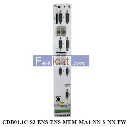 Picture of CDB01.1C-S3-ENS-ENS-MEM-MA1-NN-S-NN-FW BOSCH REXROTH IndraDrive control unit R911340781