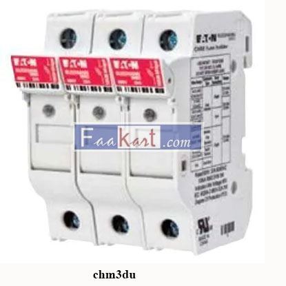 Picture of chm3du Eaton Fuse Holder 3P 30A 600V MFH for MIDGET FUSES