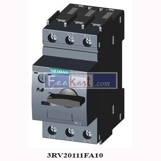 Picture of 3RV20111FA10 Siemens MSP S00 3.5-5A Screw  Motor Starters