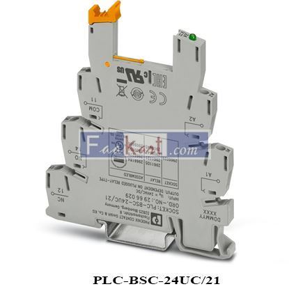 Picture of PLC-BSC-24UC/21 phoenix contact Relay base 2966029