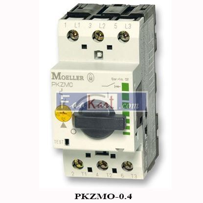Picture of PKZMO-0.4 | PKZM0-0,4 | Eaton Thermal Magnetic Circuit Breaker