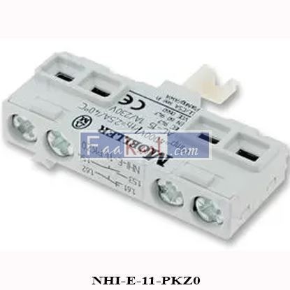 Picture of NHI-E-11-PKZ0 EATON MOELLER CONTACT BLOCK, 1NO/1NC