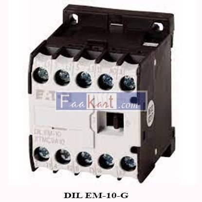 Picture of DIL EM-10-G (24VDC) 010213 EATON ELECTRIC Contactor, 3p+1N/O, 4kW/400V/AC3
