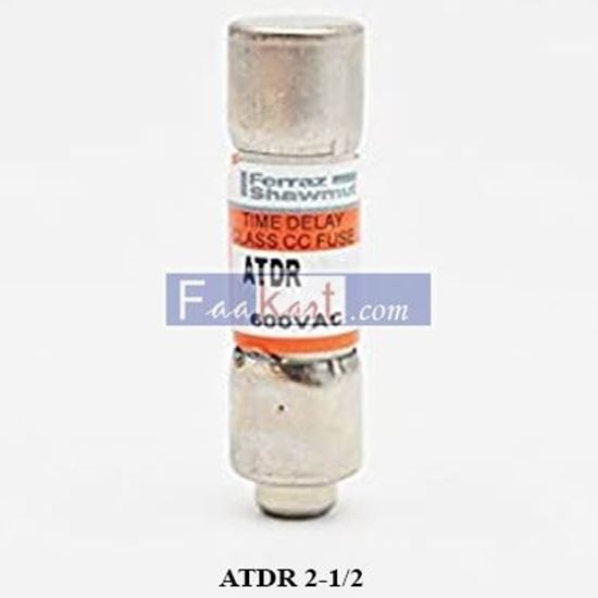 Picture of ATDR 2-1/2 Ferraz Shawmut  (ATDR 2.5) 2.5Amp 600V Slow Blow Class CC Cartridge Fuse