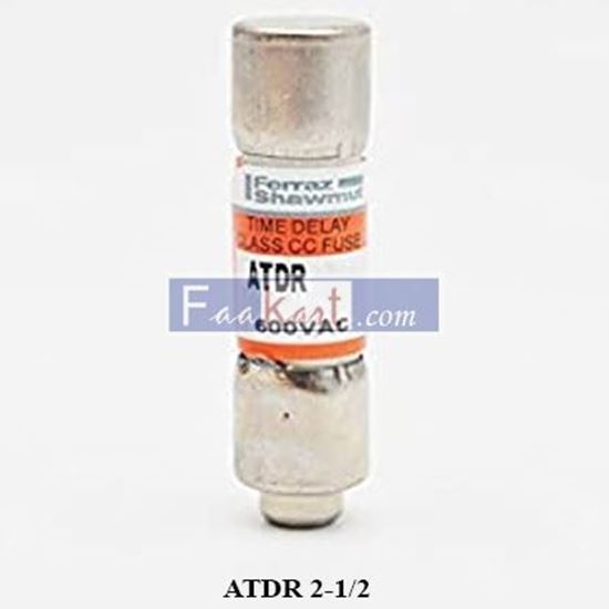 Picture of ATDR 2-1/2 Ferraz Shawmut  (ATDR 2.5) 2.5Amp 600V Slow Blow Class CC Cartridge Fuse