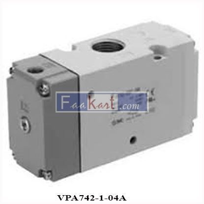Picture of VPA742-1-04A SMC 3 Port Air-Piloted Valve