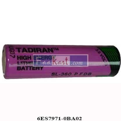 Picture of 6ES7971-0BA02 Siemens back-up battery