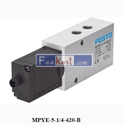 Picture of MPYE-5-1/4-420-B Festo  pneumatic directional control valve 161980
