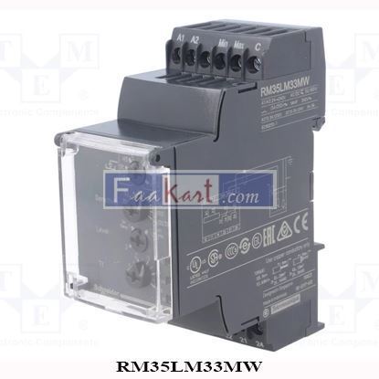 Picture of RM35LM33MW  Schneider Level monitor 24-240V 2W - Level relay conductive sensor