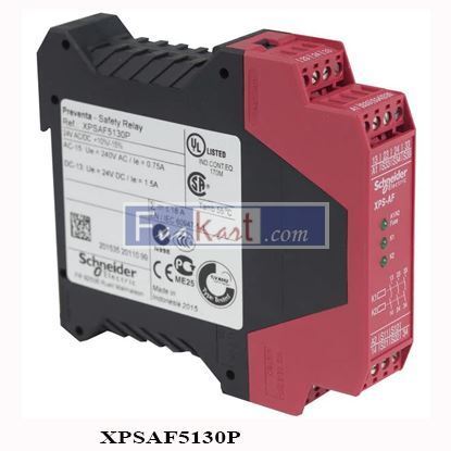 Picture of XPSAF5130P Schneider Safety Relays SAFETY RELAY 300V 2.5A