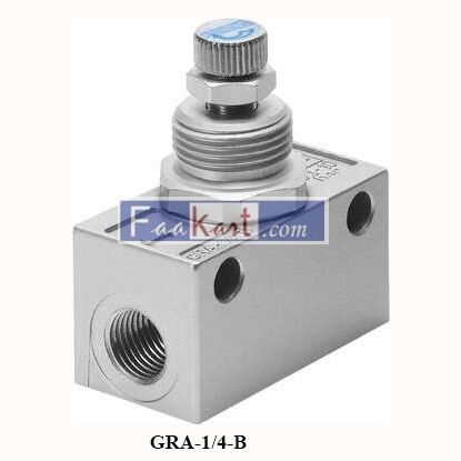 Picture of GRA-1/4-B FESTO One-way flow control valve