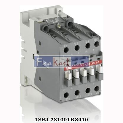 Picture of 1SBL281001R8010 - A30-30-10 220-230V 50Hz / 230-240V 60Hz - ABB - Contactor