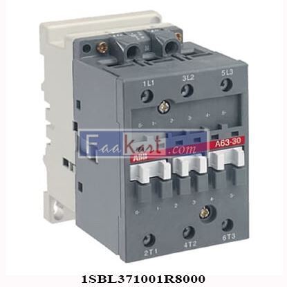 Picture of 1SBL371001R8000 ABB  A63-30-00 220-230V 50Hz / 230-240V 60Hz 65A 3 Pole Contactor