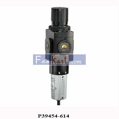 Picture of P39454-614 ARO 3/4" Relieving Piggyback Filter-Regulator | 3000 Series | Metal Bowl with Gauge | 236 SCFM