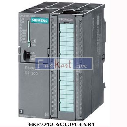 Picture of 6ES7313-6CG04-4AB1 SIMATIC S7-300 CPU bundle Consisting of: S7-300 CPU 313C-2 DP (6ES7313-6CG04-0AB0)