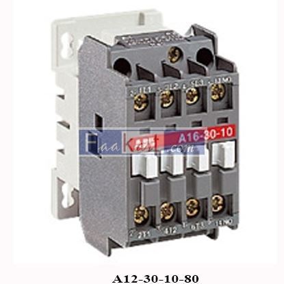Picture of A12-30-10-80 ABB 3 pole 220/240v AC rated contactor