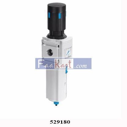 Picture of 529180 Festo MS Series Female Thread Standard Service Filter Regulator Unit With Pressure Gauge