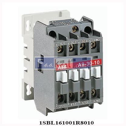 Picture of 1SBL161001R8010  ABB A12-30-10 220-230V 50Hz / 230-240V 60Hz Contactor
