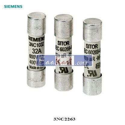 Picture of 3NC2263  SIEMENS  SITOR cylindrical fuse link
