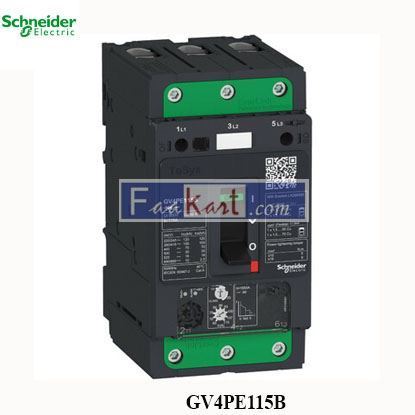 Picture of GV4PE115B   Schneider  Thermal-Magnetic Motor Protection Circuit Breaker