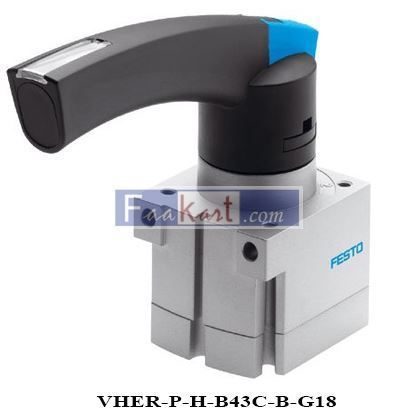 Picture of VHER-P-H-B43C-B-G18  festo Mechanical and hand operated valve