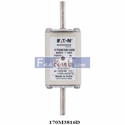 Picture of 170M3816D  BUSSMANN SERIES HIGH SPEED SQUARE BODY FUSES