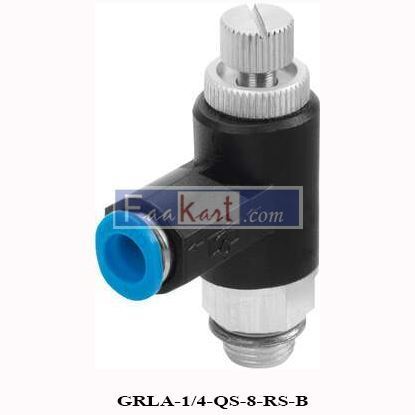 Picture of GRLA-1/4-QS-8-RS-B  162968   FESTO  One-way flow control valve