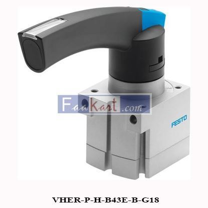 Picture of VHER-P-H-B43E-B-G18 FESTO (3488211) hand lever valve