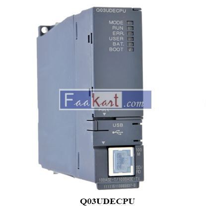 Picture of Q03UDECPU Mitsubishi Electric Universal Programmable Logic Controller