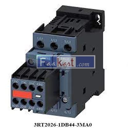 Picture of 3RT2026-1DB44-3MA0 SIEMENS power contactor