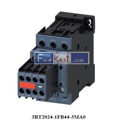 Picture of 3RT2024-1FB44-3MA0 SIEMENS power contactor