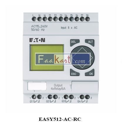 Picture of EASY512-AC-RC Eaton easy Programmable Relays