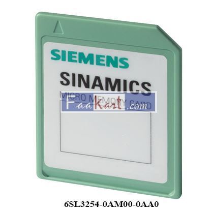 Picture of 6SL3254-0AM00-0AA0  SINAMICS G MMC 64 MByte First generation parameter storage for SINAMICS CU240E