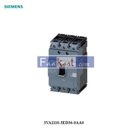 Picture of 3VA1110-3ED36-0AA0 SIEMENS   circuit breaker