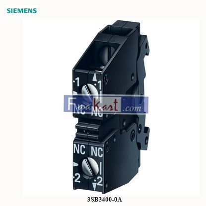 Picture of 3SB3400-0A SIEMENS  contact block with 2 contact elements
