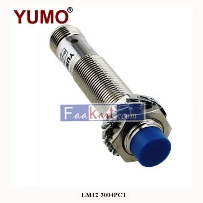Picture of LM12-3004PCT   YUMO  4mm Detect Range Inductive Proximity Sensor for Location Detection