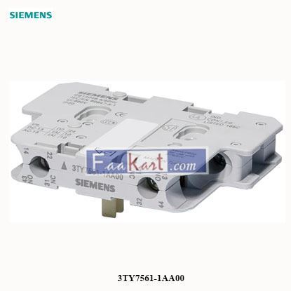 Picture of 3TY7561-1AA00  SIEMENS   AUXILIARY CONTACT BLOCK