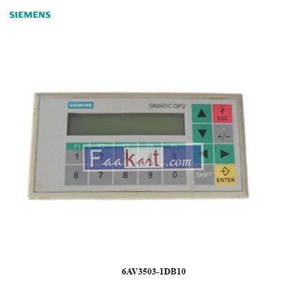 Picture of 6AV3503-1DB10  SIEMENS     OP 3 OPERATOR PANEL