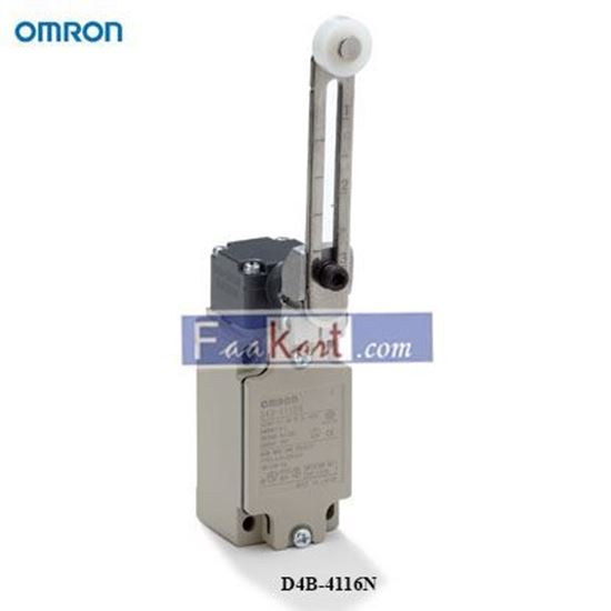 thumbnail image 2 of Omron D4B-4111N Limit Switch – New, Unbranded, PLC-2 Compatible 2 of 4